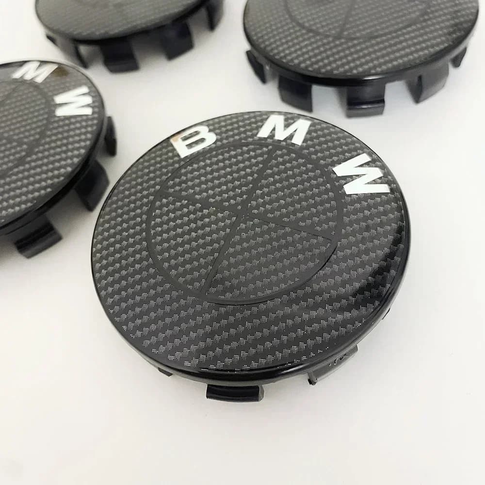 7 new logo BMW logos front and back covers 82mm 74mm 4 68mm + stickers steering 46mm complete kit for car.