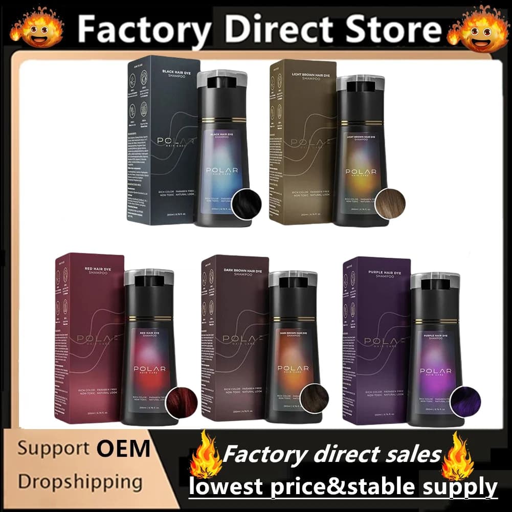 Instant hair dye shampoo 3 in 1 Hair dye shampoo Nutrient shampoo for long lasting color dyes for women and men Grey hair cover