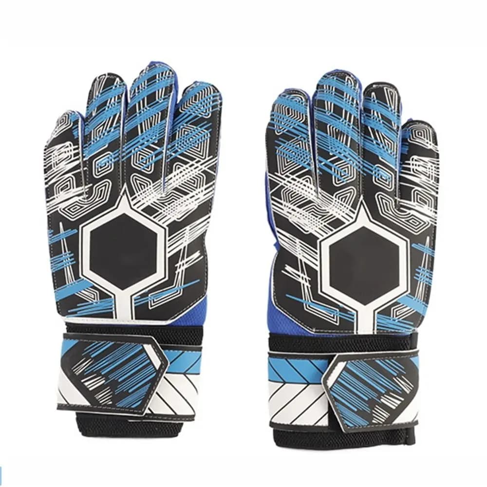 Guanti da Portiere con Protezione per le Dita, Antiscivolo, in Lattice Durevole, Guanti da Calcio Resistenti all'Usura per Sport all'Aperto