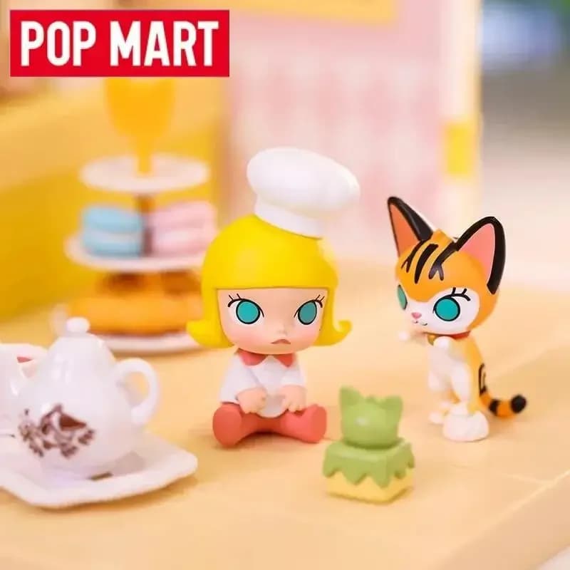 POP MART Molly Cooking Series Blind Box Toys Kawaii Anime Action Figure Caixa Caja Surprise Mystery Bag Toy