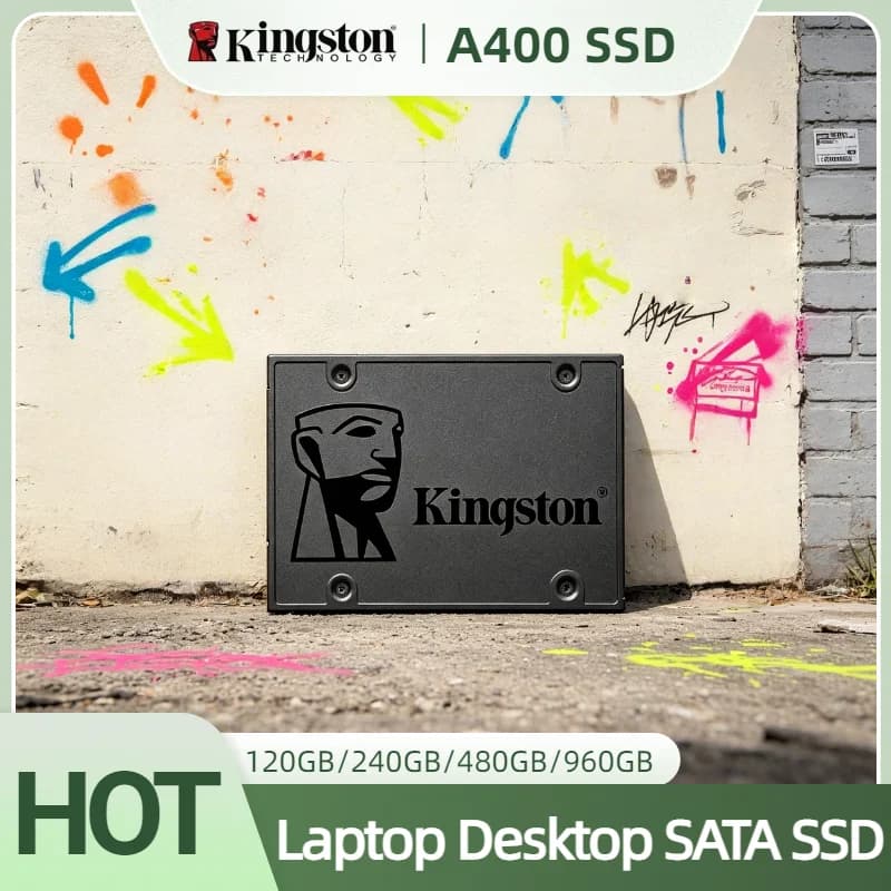 Kingston A400 2.5 SATA III SSD 960GB 480GB 240GB 120GB Internal Solid State Drive for Desktop Laptop PC Unit Pro
