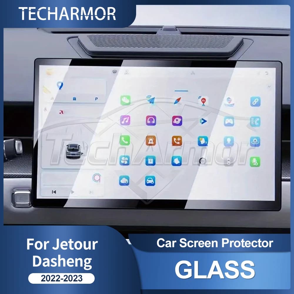 Pellicola protettiva in vetro temperato per auto per Jetour Dashing 2022-23 Protezione per schermo di navigazione GPS per auto Accessori interni per display