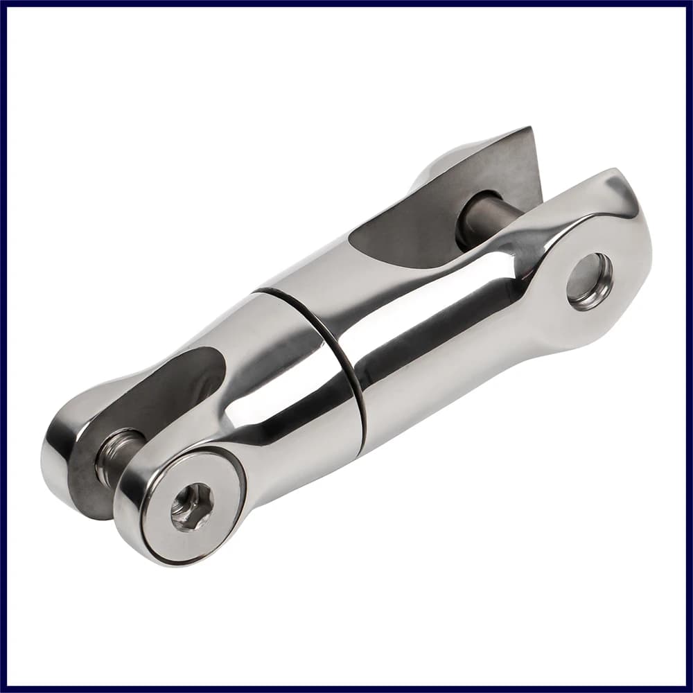 Ancoraggio girevole in acciaio inossidabile 316 per barche resistenti 6-8mm/10-12mm Connettore a catena Connettore di rotazione della catena di ancoraggio Hardware marino