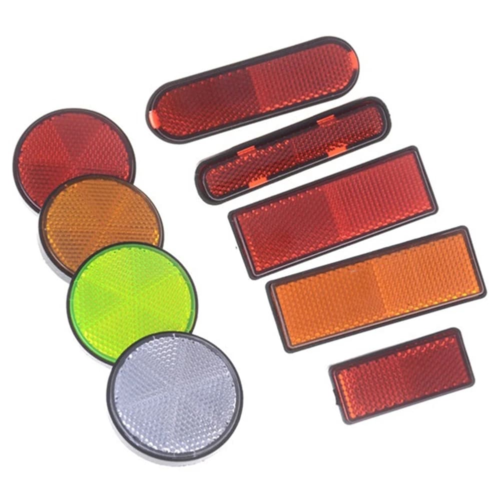 2 pezzi adesivo riflettente per auto adesivo per porta avvertimento per Scirocco Volkswagen Fiat Uno Mats Discovery 3