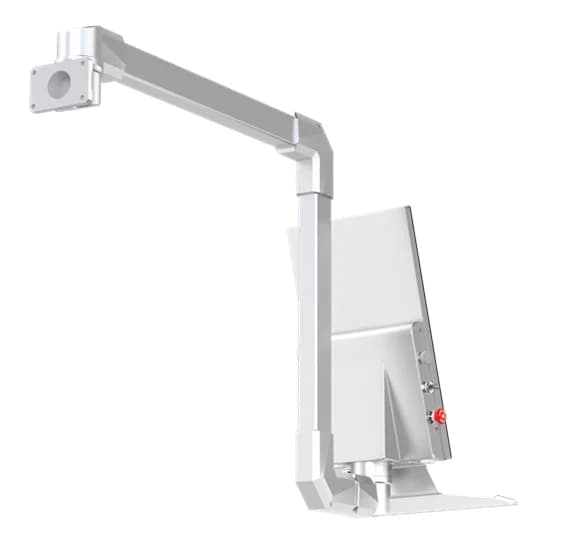 2026 Premium #4460 Series 0.5 Meter Aluminum Pipe Support Arm System Parts Arm-mounted Operation Panel PC or Monitor Stand