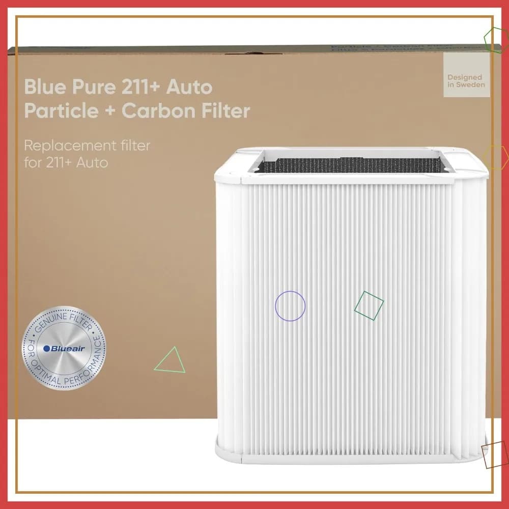 Filtro di ricambio per Blue Pure 211+, filtro antiparticolato e a carbone attivo, filtro purificatore d'aria HEPA 3 in 1