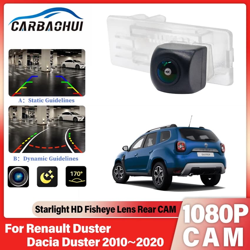 Telecamera per retromarcia per Renault Logan Stepway Sedan 2018 2019 2020 CCD Full HD Visione notturna Telecamera per parcheggio retromarcia impermeabile