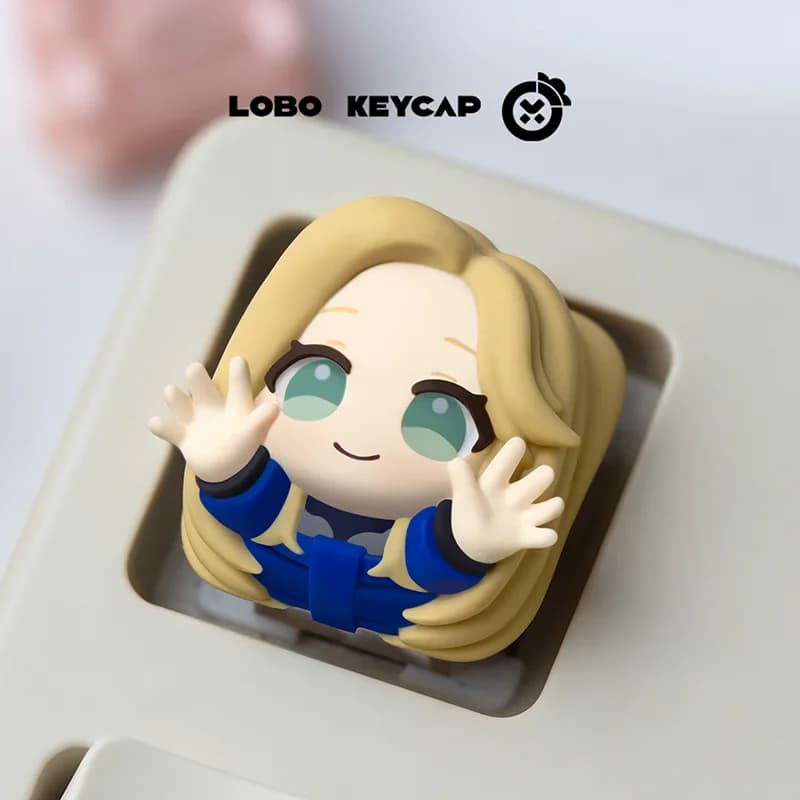 Lobo Keycap Custom Resin Esc Keycap Creative Diana Themed Artisan Handmade Personalized For Mechanical Gaming Keyboard