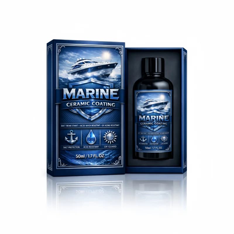 Marine Ceramic Coating for Boats – Long Lasting Gloss & Salt Protection Ceramic Shield for Gelcoat & Fiberglass