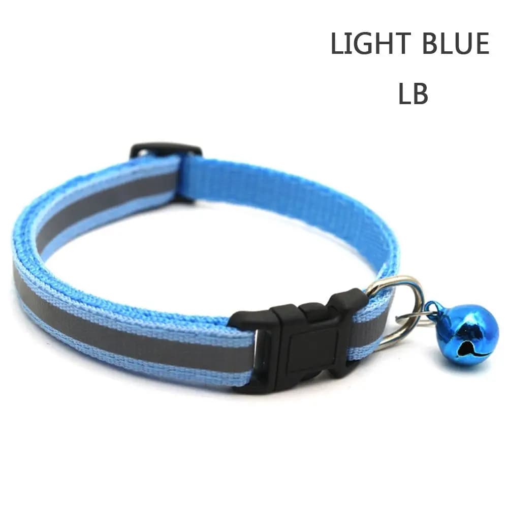Accessori per cani morbidi e regolabili Nylon illuminano la notte Collare per animali domestici facile da indossare Collana per collare per gatti Forniture per animali domestici
