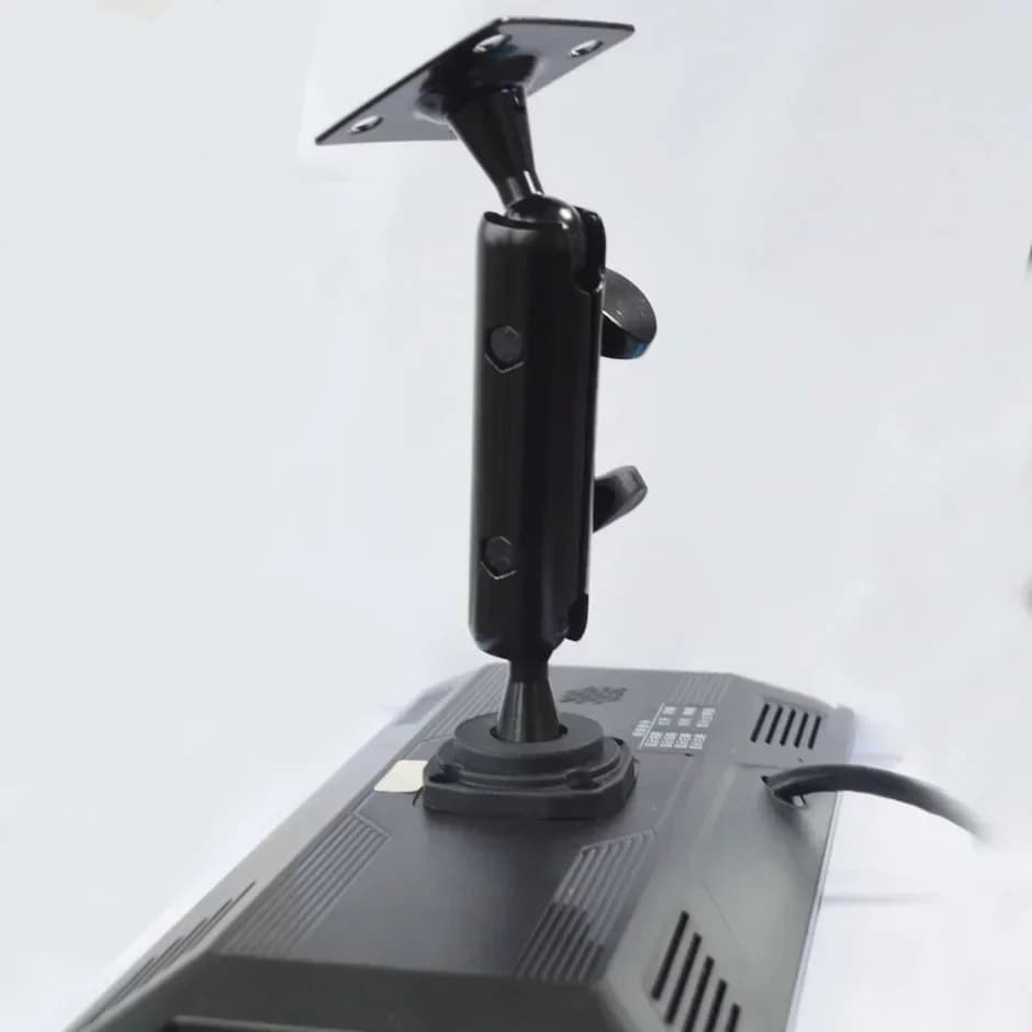 Steel spherical bracket for mounting on car monitor 180 ° 7 9 10 10,36 inch Universal support for dashboard/desktop