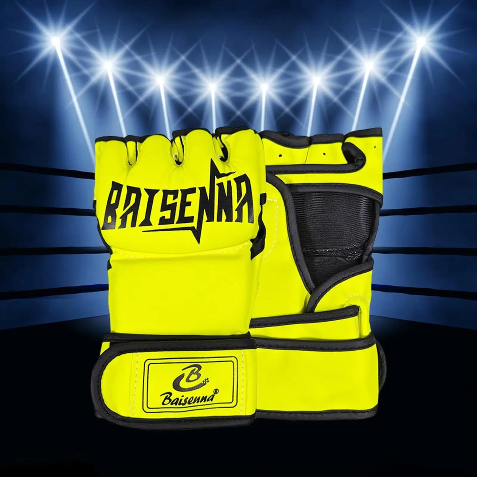 Boxing Gloves Shockproof Half Finger MMA Mitts Gym Protective Gear for Men Women Kickboxing Fitness