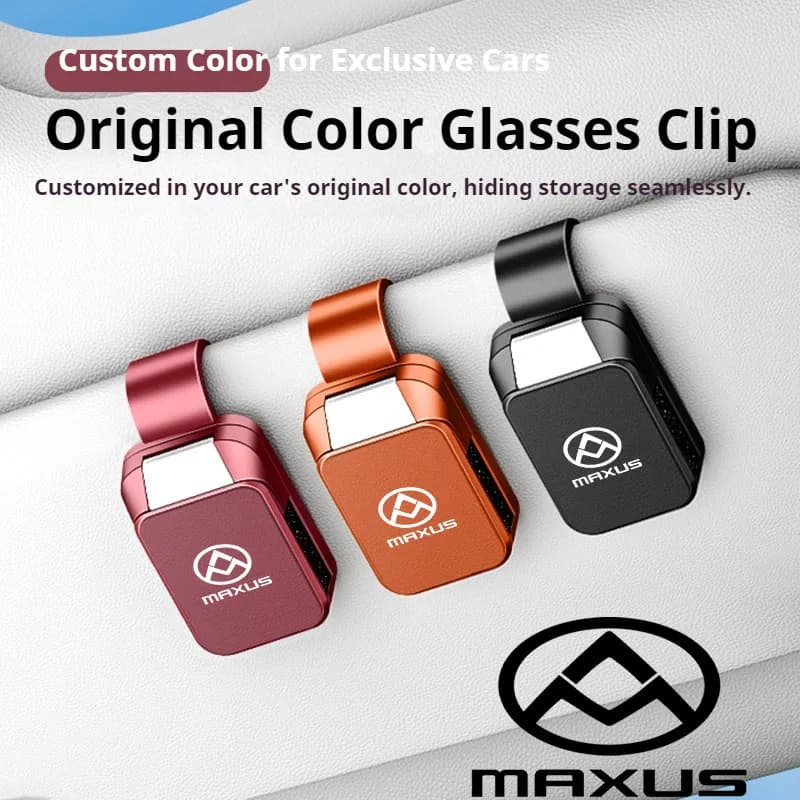 Universal Car Sunshade Sunglasses Holder Storage Glasses Clip For Maxus eDELIVER 9 D90 Pro T90 EV V90 MIFA7 MIFA9 G50 PLUS