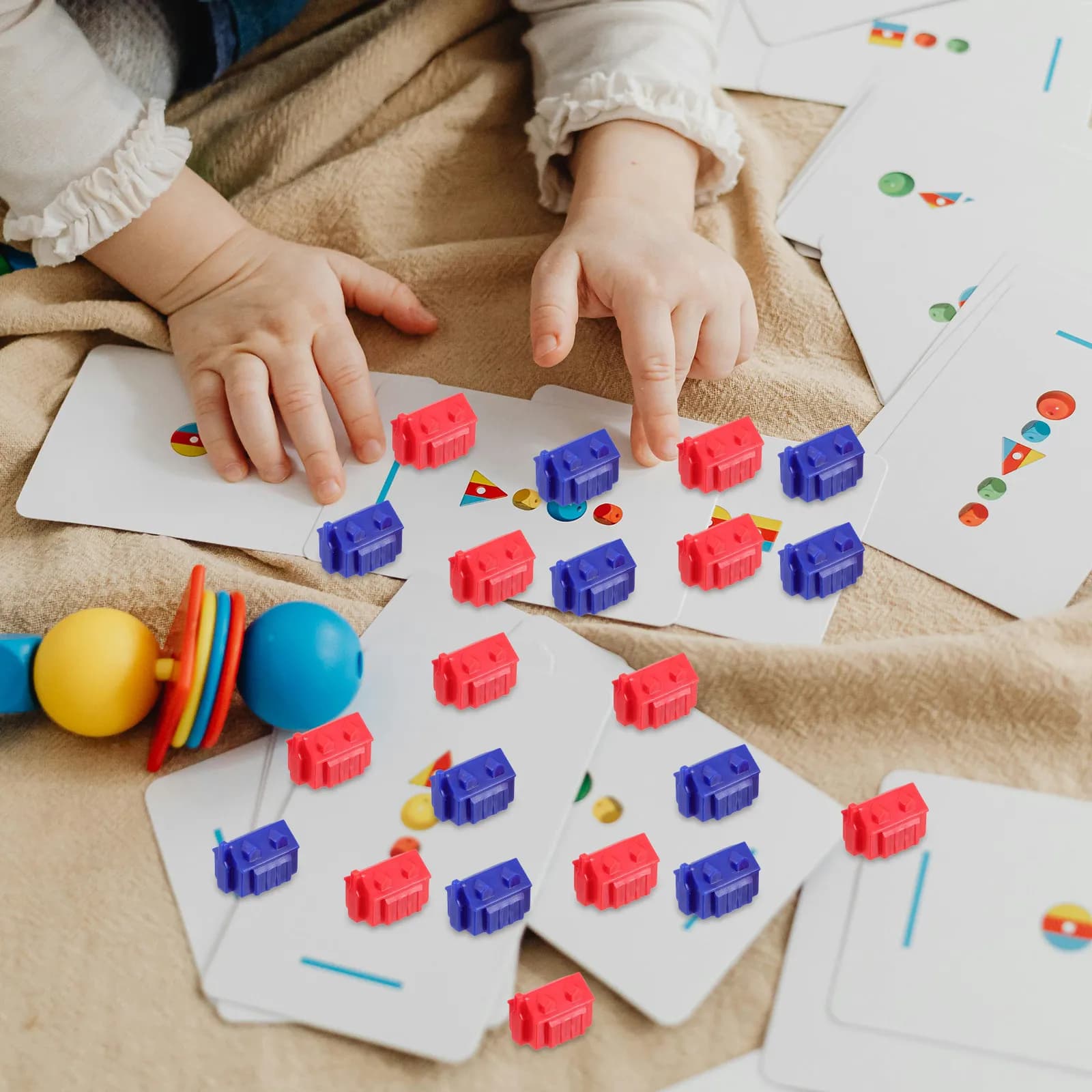 40 Pezzi di Ricambio per Giochi da Tavolo: Case e Hotel in Plastica in Miniatura, Accessori per Giochi di Stile come Monopoly e Family