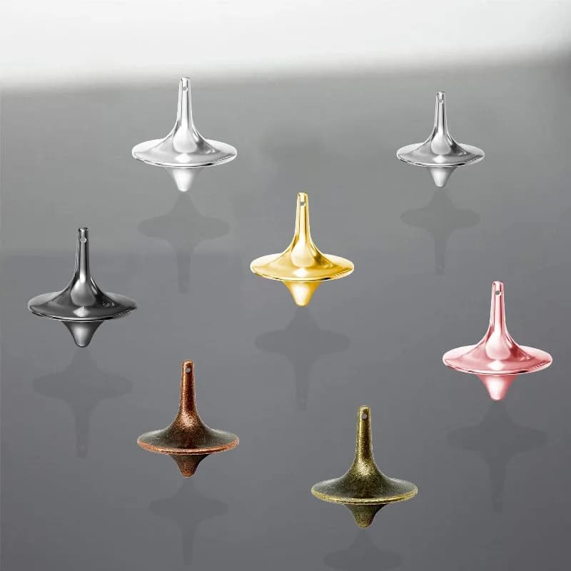 Mini Fidget Spinners Creativo Mini Fingertip Gyro Mano Trottola Punta delle dita Piccolo giroscopio Antistress Agitarsi Giocattoli per adulti