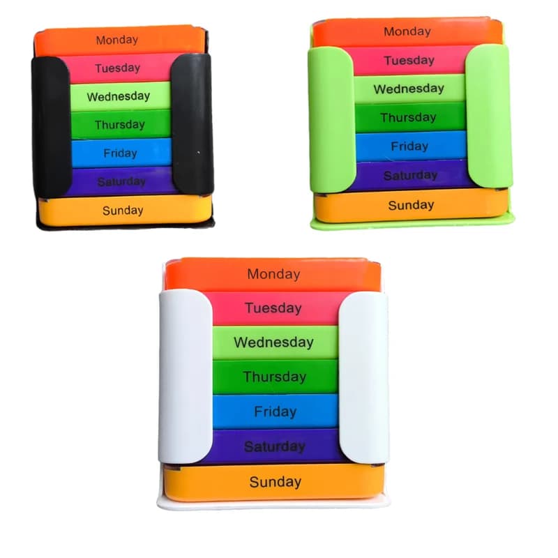 1pc 7 days medicine pill box monthly monthly tablets holder storage organizer daily container 28 splits stackable pills