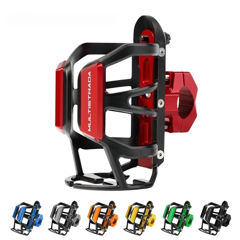 Per Ducati Multistrada 950 1100 1260 1200 S GT 1200S V4 Accessori Moto Universali Portabottiglie per Bevande e Bicchieri