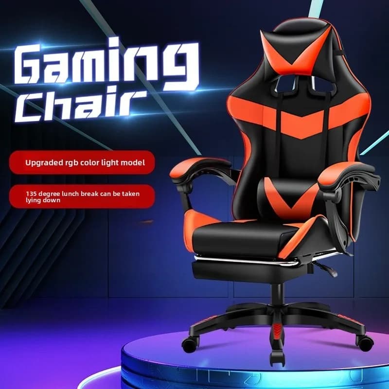 Sedia da Gaming Ergonomica per Lunghe Sessioni, Uso Domestico e Ufficio, Sedia da Gaming Arcade Resistente con Supporto Regolabile e Reclinabile, Sedia per Computer