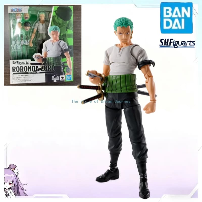 Disponibile Bandai shf One Piece Dawn of Adventure Zoro action figure modello bambola regalo da collezione