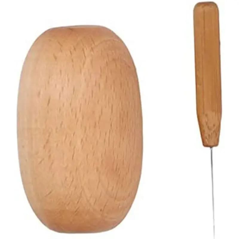 Wooden Darning Egg, Socks Sewing Tools Widely Used With Needle For Clothing-B61B