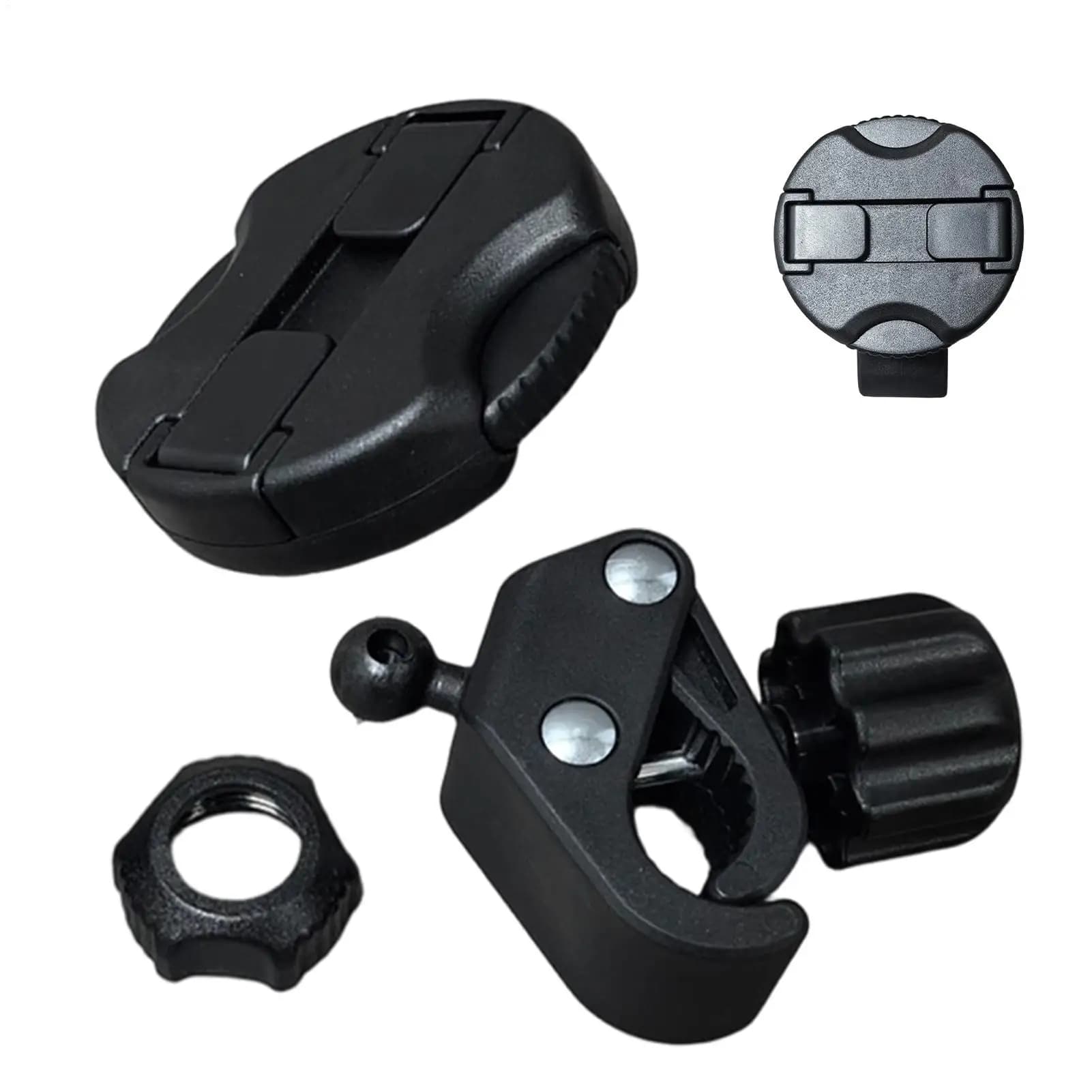 Phone Holder For Stroller Rotatable Electronics Organizer Support Stroller Phone Mount With Clamp For New Parents Women Men Wife