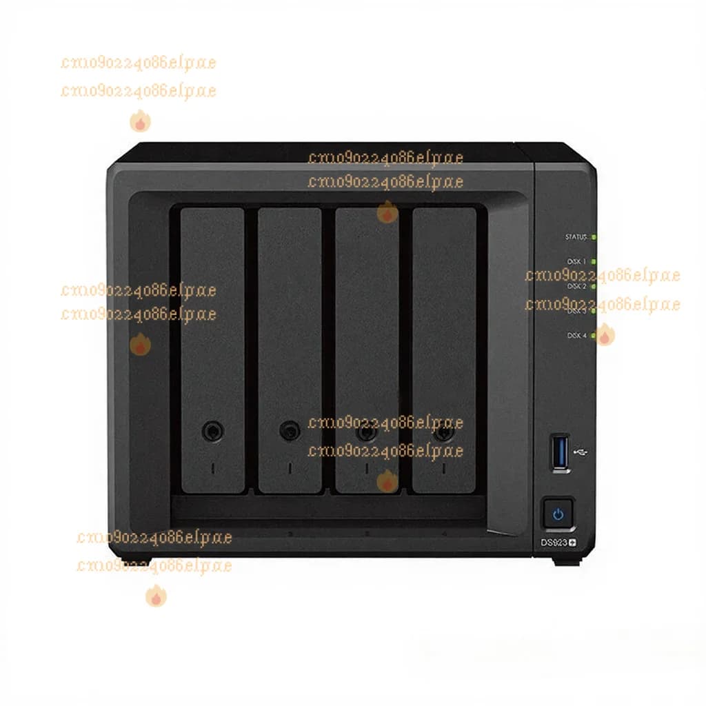 Synology DS923 + Server NAS Esteso a 4 Bit 10 Gigabit per Archiviazione di Rete, Condivisione File e Cloud Disk di Squadra