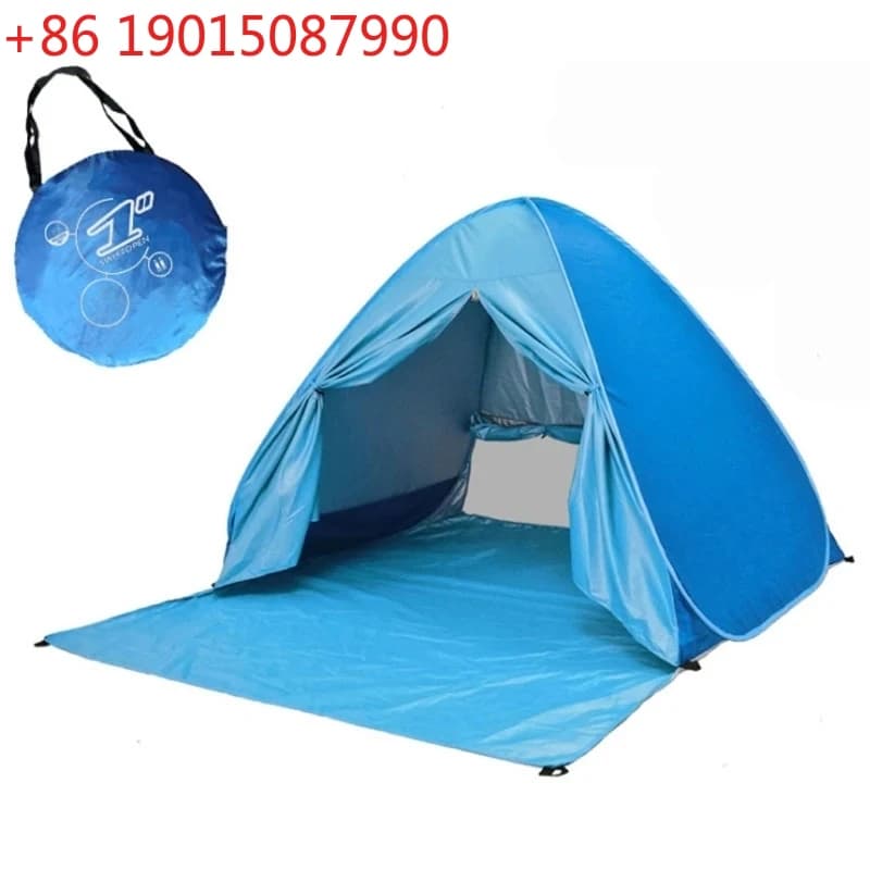 automatic sunshade beach tent, outdoor camping equipment, hand-thrown pergola, portable folding door curtain