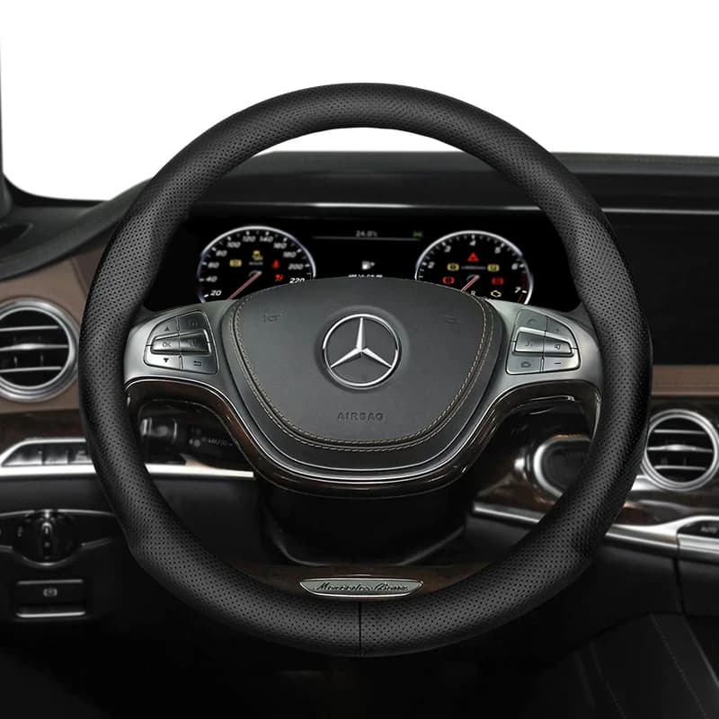 For Mercedes-Benz 39-40,5 cm Diameter Round Wheel Cover Ultra-Slim W140 W220 W221 W638 W639 W447