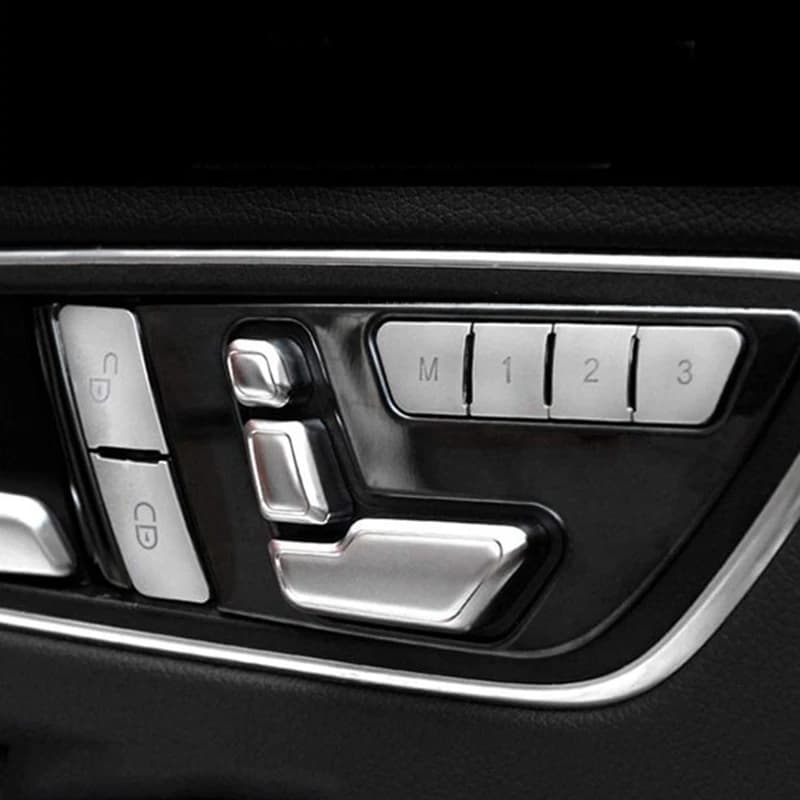 M54K_Car Styling Sedile Regola la memoria 1 2 3 M Copri pulsanti Sitckers