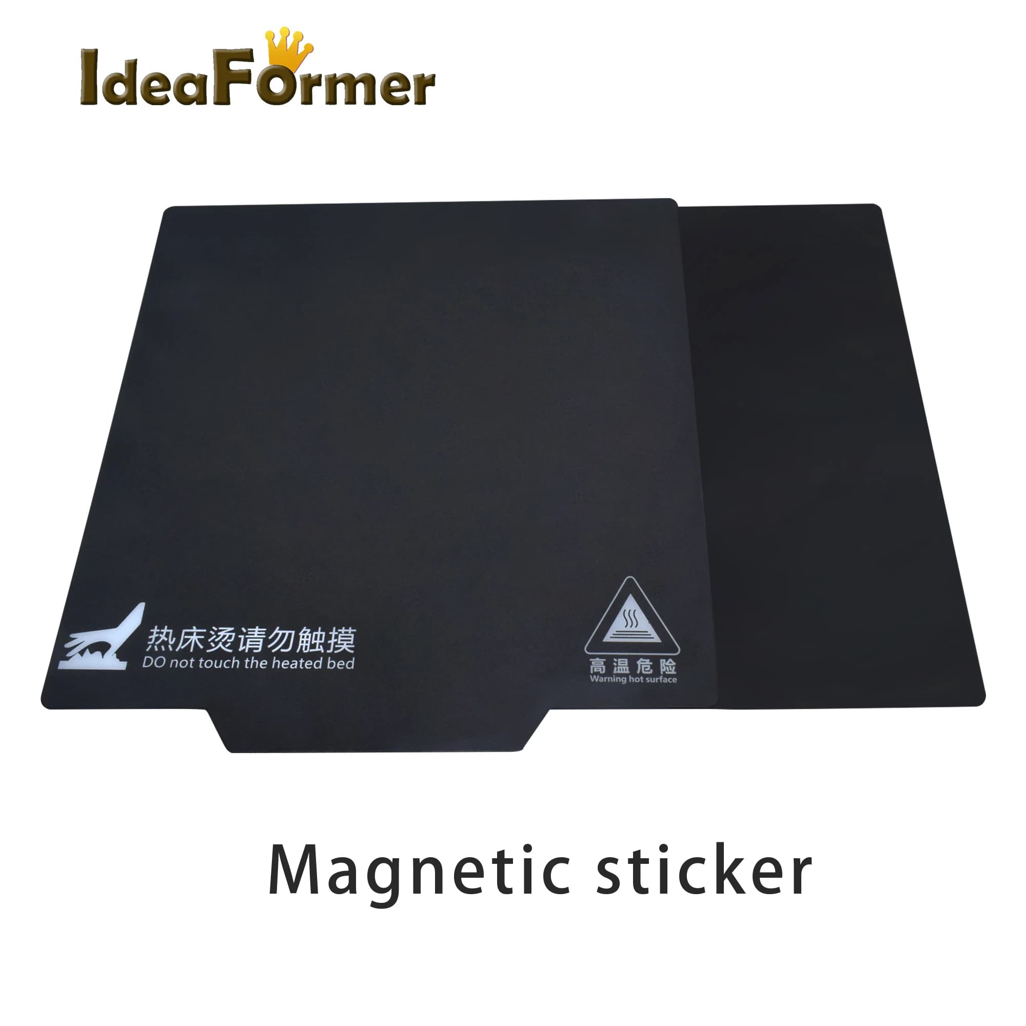 Accessori per stampante 3D Piastre base per letto magnetico per adesivo stampato Piastra flessibile per superficie con nastro quadrato da 220/235/310 mm