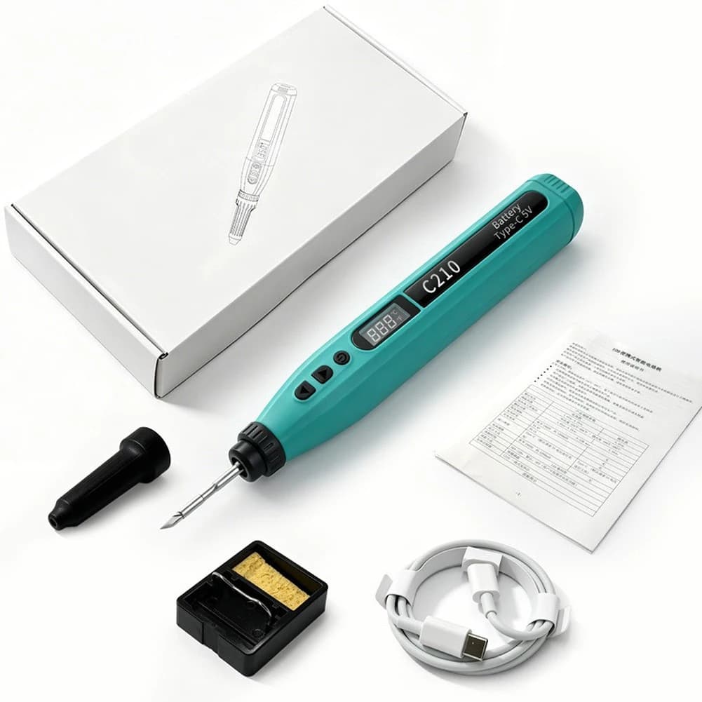 Smart Digital USB Soldering Iron Set Portable Wireless Digital Soldering Iron With Long For Battery Life For DIY Projects