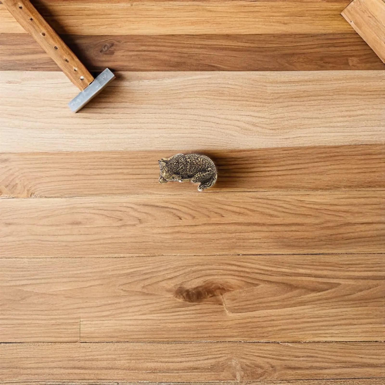 Maniglia per mobile in ottone a forma di cane, maniglie per cassetti a forma di animale, per armadi, cassettiere, credenze, maniglia decorativa in ottone a foro singolo