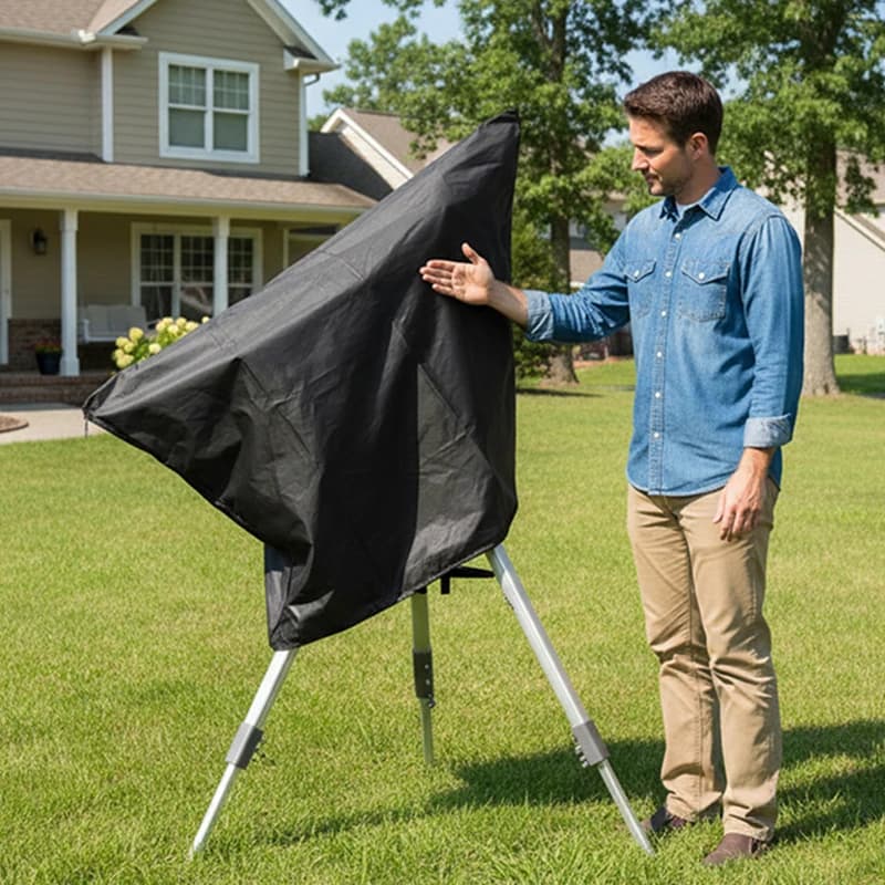 210D Telescope Dust Cover Telescope Astronomical Accessories Outdoor Sun Protection Light Protection Observation Cover