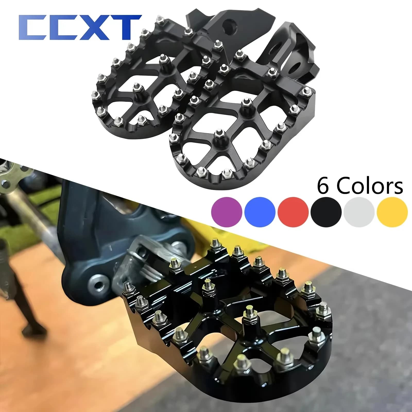 Pedane Poggiapiedi in Alluminio CNC per Motocross Elettrico, Supporto Universale per Sur-Ron Sur Ron Surron Ultra Bee UB