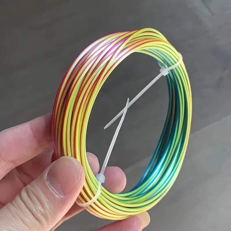Filament PLA Tricolor 1.75mm, 3D Pen Charging, Suitable for 3D Printers and 3D Printing Pens, PLA Filament for 3D Pen