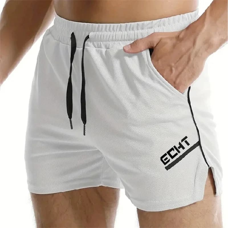 Pantaloncini sportivi da jogging da uomo estivi 2024 pantaloncini da corsa da spiaggia Fitness da uomo pantaloni sportivi da allenamento traspiranti ad asciugatura rapida in rete