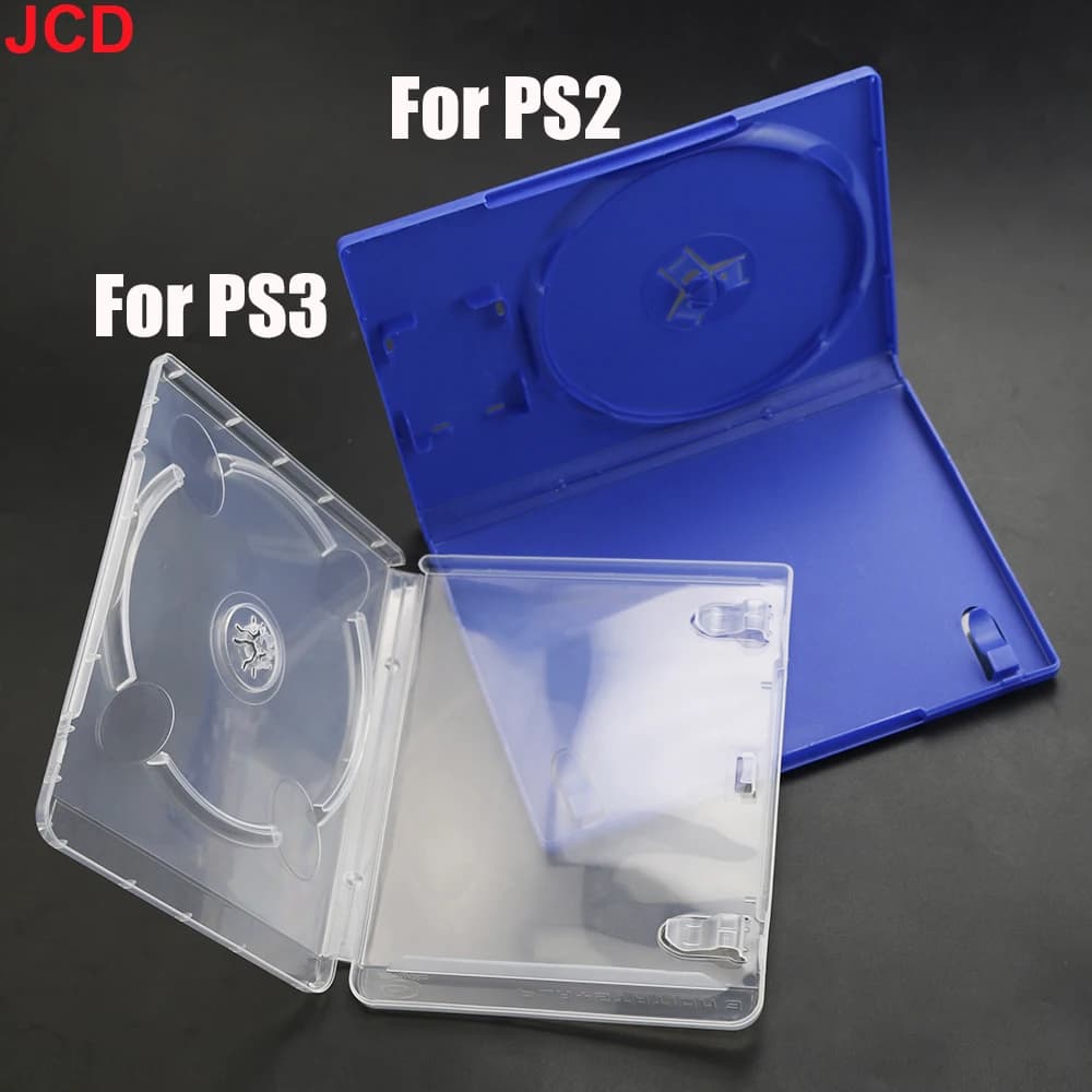 JCD 1 pz per PS2 PS3 CD custodia di gioco scatola protettiva supporto per disco di gioco CD dischi DVD scatola di immagazzinaggio accessori di ricambio