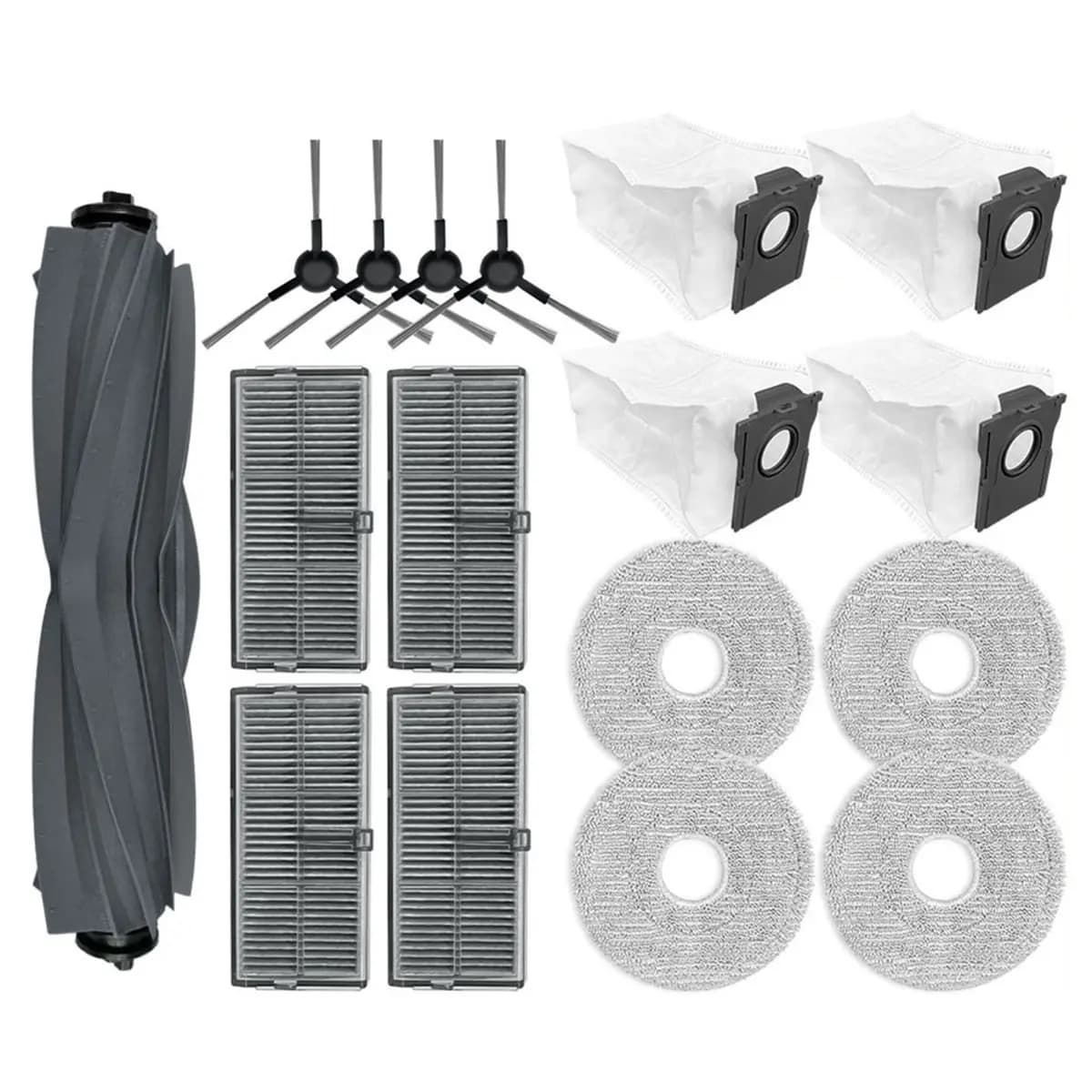 A50T-For L40 Ultra AE / L40S Ultra CE / D20 Ultra Parts Main Side Brush Filter Mop Cloth Dust Bag Accessories