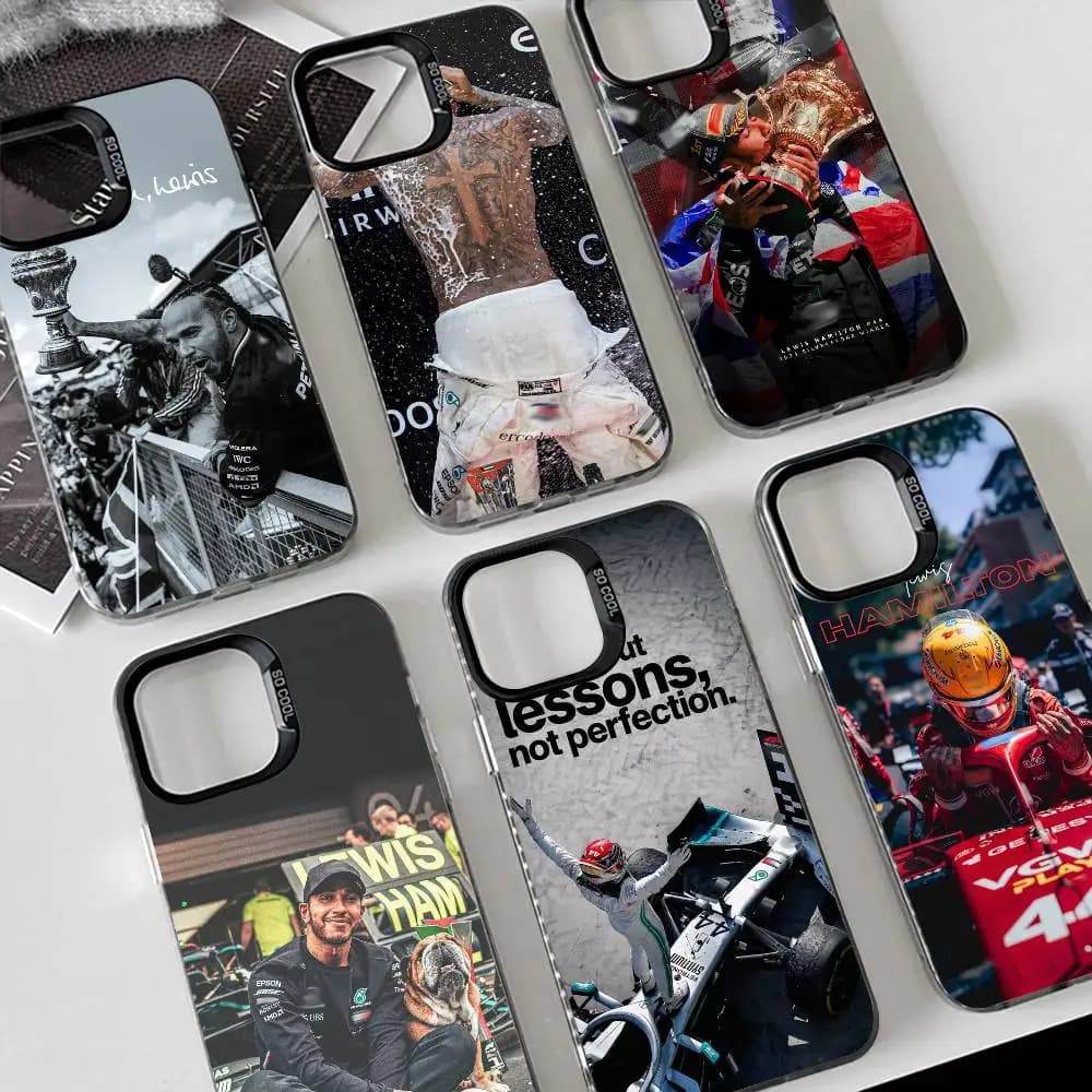 L-Lewis 44 H-Hamilton Phone Case for IPhone 17 Max 16 Pro Mobile Shell 14 13 15 Soft Shell