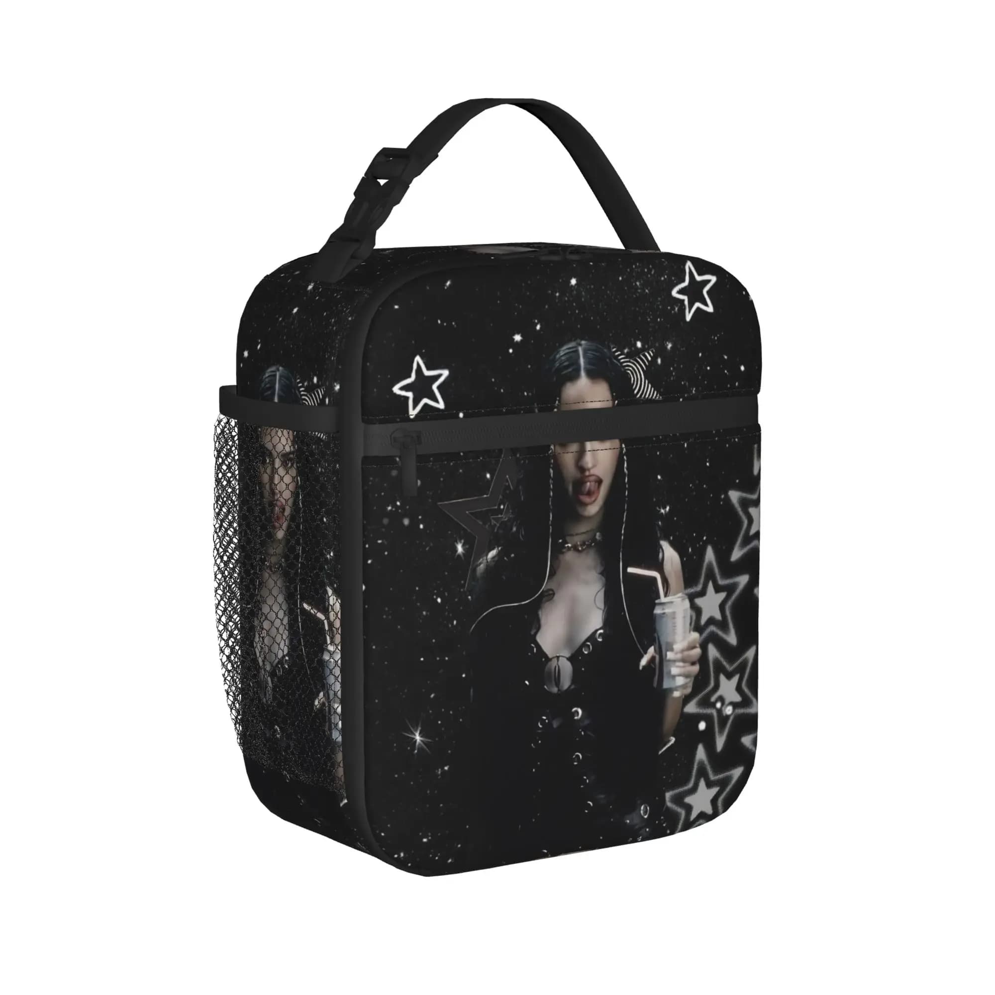 Daniela Katseyes Kpop Girl Group Thermal Insulated Lunch Bags for Travel Portable Food Bag Container Cooler Thermal Food Box