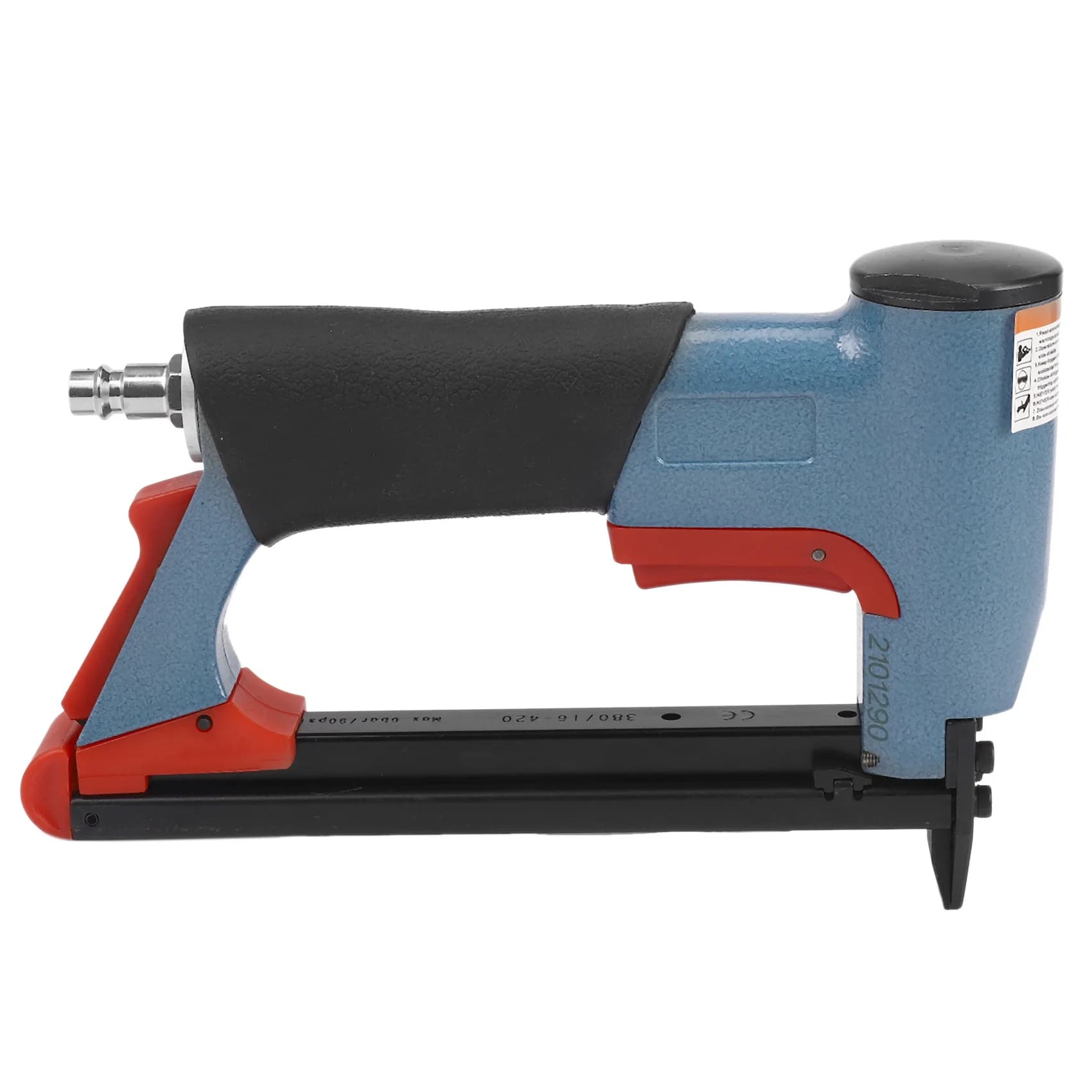Nuovo Arrivo: Chiodatrice Pneumatica da 1/2 Pollice, Strumento per Chiodi Fini, Blu, per Mobili e Lavorazione del Legno, 4-16mm