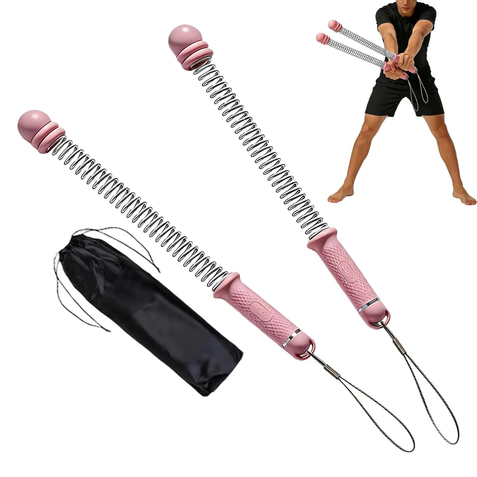 Adjustable Weights Loading Cords, Braiding Rings, Intensive Training Cord for Women, Men, Adults, Home Gym, Fitness