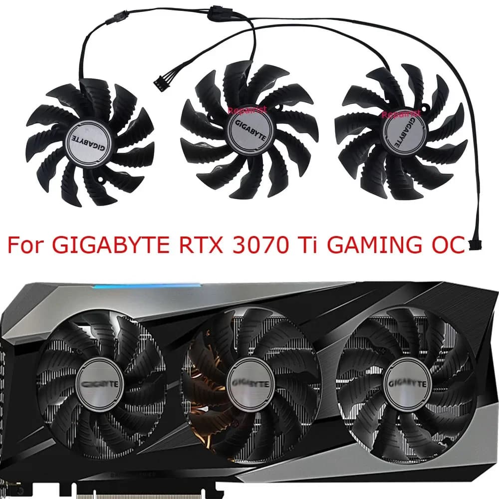 T129215SU T128015SU, ventola per scheda Video, per GIGABYTE RTX 3090 3070Ti 3080 3080Ti GAMING OC, raffreddamento per schede VGA, 3 pz/set