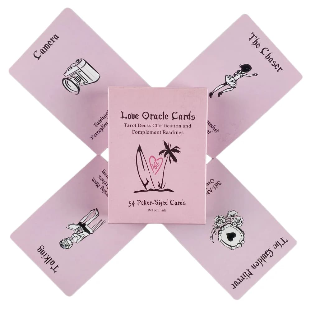 Love Oracle Cards Tarot Divination Deck English Vision Edition Board Playing Game for Party Board Game