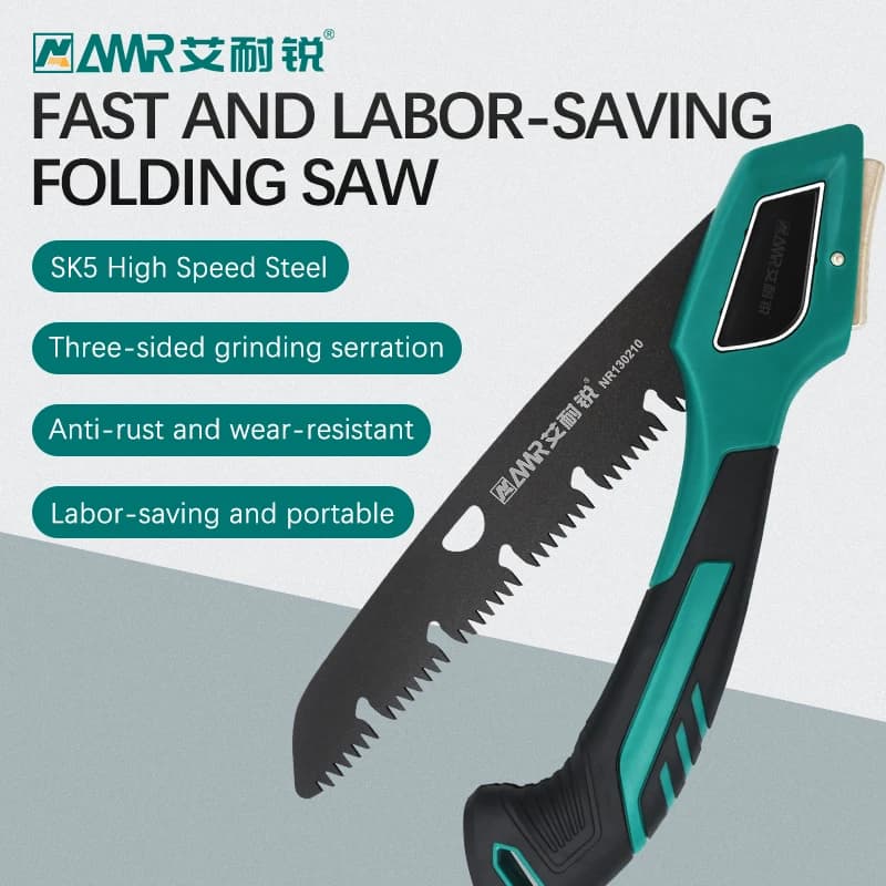 Folding Hand Saw Compact Design Hand Saw for Trees and Camping Pruning Saw with Hard Teeth Hacksaw Garden Trimming Tools