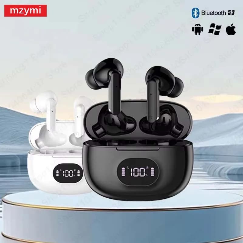 MZYMI Buds 919 Wireless headphones Bluetooth 5.3 Sports headphones with active noise cancelling with microphone for Android iOS Xiaomi