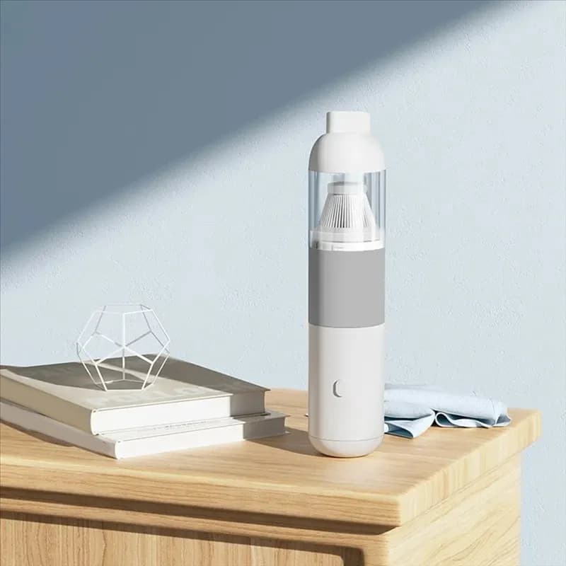 A25F-Aspirapolvere per auto Aspirapolvere portatile portatile Mini per aspirazione a ciclone con raccoglitore di polvere wireless per auto