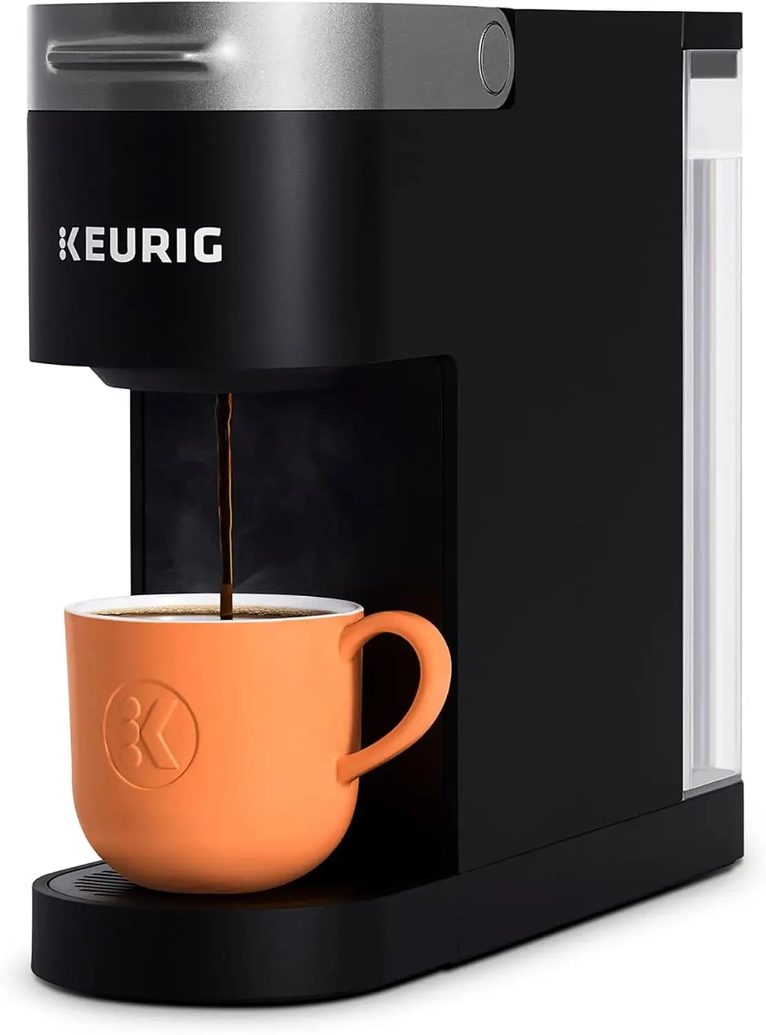 K-Slim K-Cup coffee maker, 3 preparation sizes, Multistream Tech, 46 ounces tank, black