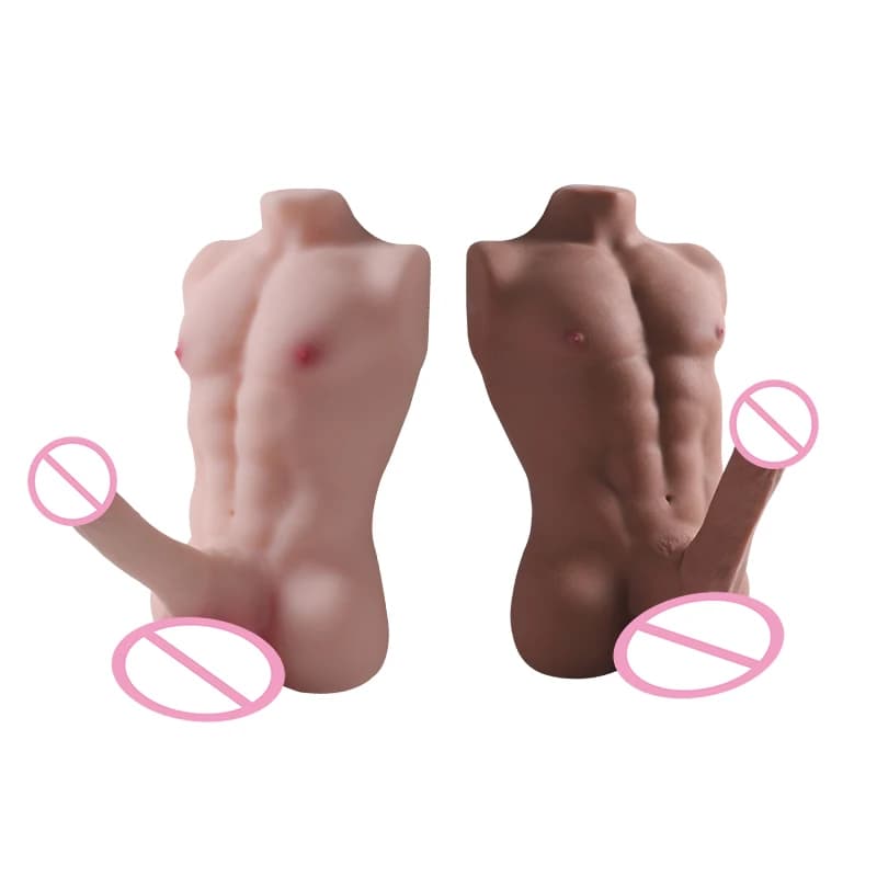 ChicMeet Dildo Anale di Alta Qualità, Giocattolo Sessuale per Adulti, Bambola Torso, Ausilio per la Masturbazione, Design Realistico per Esplorazioni Sensuali