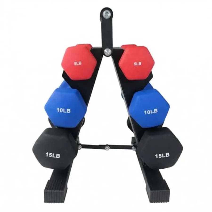 Set di manubri esagonali rivestiti in neoprene per donna, set di pesi per la palestra di casa, coppie in nero e blu, design resistente e antiscivolo